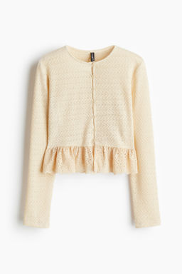 C?rdigan con peplum