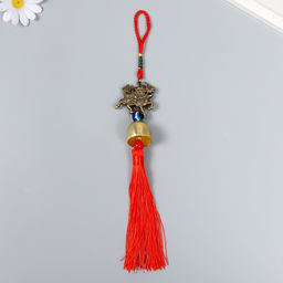 Цена за 10 шт. Колокольчик металл Цилинь (Кирин) 1 колокол 18х4,5х3 см