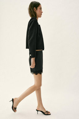 SKORT WITH LACE HEM - Zara фото 26