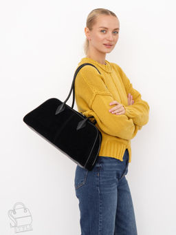 Сумка женская кожаная 990180NN black Natale Navetta  в Новосибирске