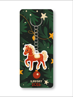 Брелок ECO из дерева iLikeGift "Лошадка"