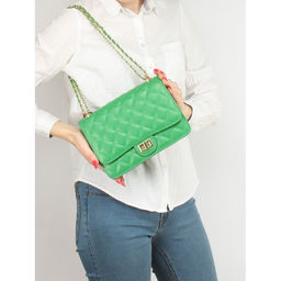 Сумка женская искусственная кожа Ch&K-1089, 1отд, плечевой ремень, зеленый SALE 255058 - Adelia фото 5