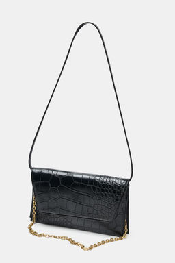EMBOSSED FLAP BAG - Zara фото 4