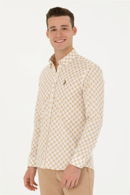 U. S. Polo Assn / Мужская рубашка с длинным рукавом Stone - U.s. polo assn фото 10