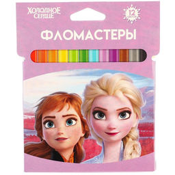 Фломастеры Холодное сердце, 12 цветов, вентилируемый колпачок - Disney фото 10