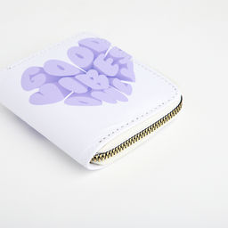 Кошелёк на молнии, белый