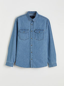 Regular Fit Erkek Jean G?mlek