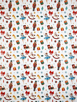 Набор упаковочной бумаги «Новый 2026 год лошади», 4 листа, 70 × 100 см