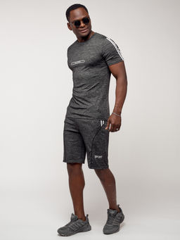 Спортивный костюм летний мужской темно-серого цвета 22265TC - FUYOUKAI фото 3