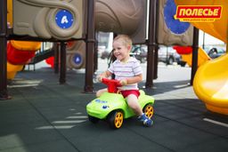 Каталка Мой любимый автомобиль со звуковым сигналом (зелёная) - Полесье фото 9