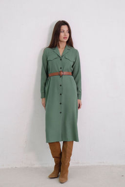 Платье-рубашка с английским воротником - Martichelli фото 243