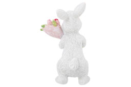 Фигурка декор. 6,5*5,5*11 см Кролик с букетом - Elan gallery фото 5