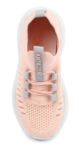 AL 6179 Полуботинки типа кроссовые детские, розовый - Antilopa фото 4