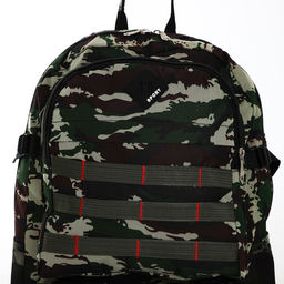 Рюкзак туристический на молнии, с увеличением, 4 наружных кармана, цвет зелёный - Simaland фото 5