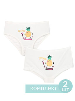 Трусы для девочки 2 шт Donella - Соль&перец фото 3