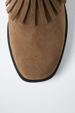 FRINGED BOOTS - Zara фото 5