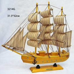 Макет парусного корабля 33х32 см / 3214G /уп 18/ - Галеонтрейд фото 2