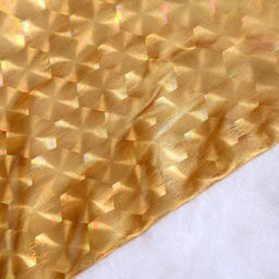 Цена за 6 шт. Колпак новогодний Голография 29х38 см, золото - Зимнее волшебство фото 2