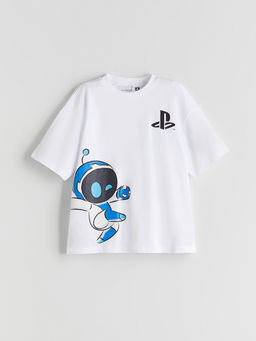 Rahat Kal?p PlayStation Bask?l? Erkek ?ocuk Ti??rt