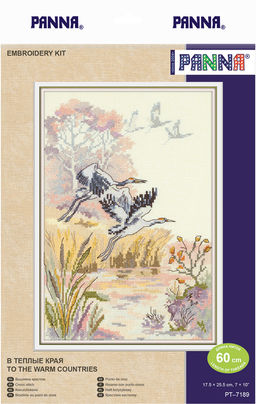 Набор для вышивания PANNA PT-7189 В теплые края 17.5 х 25.5 см