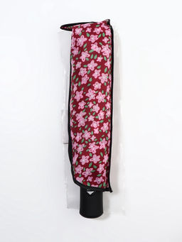 Зонт автоматический Цветы, 3 сложения, 8 спиц, R=47/55 см, d=94 см, МИКС