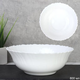 Салатник 800 мл 175 мм Тюльпан Нов NHW70 (white) LTW (уп 6/48)