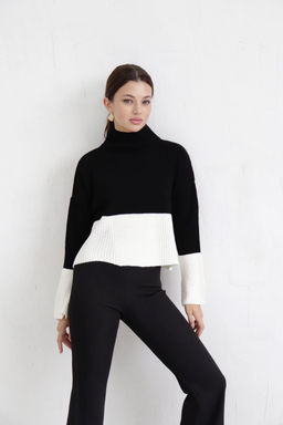 10452 Свитер чёрно-белый - Martichelli фото 14