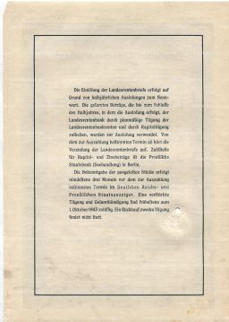 Облигация 4,5% 1000 рейхсмарок 1939 года Германия