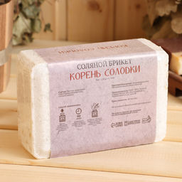 Соляной брикет «Корень солодки» 1.35 кг Добропаровъ