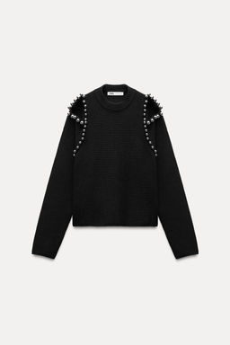 BALL KNIT SWEATER