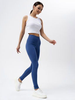 леггинсы из хлопка с добавлением лайкры - Binita фото 2