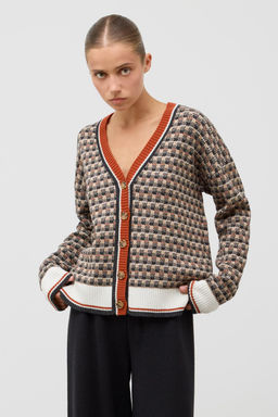 ЕВ 30280/ш/бежевый кардиган жен