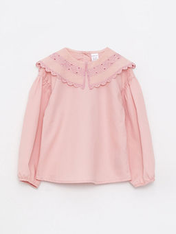 Bebe Yaka Uzun Kollu K?z Bebek Bluz