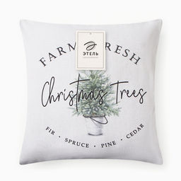 Наволочка декоративная Этель Christmas trees 40х406 см, 100% хлопок  фото 6
