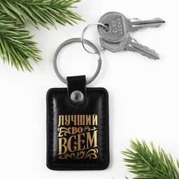 Брелок новогодний для ключей Денежного нового года, кожзам., 4?8.5 см - Сима-ленд фото 3