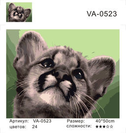 Картина по номерам на холсте и подрамнике 40х50 см