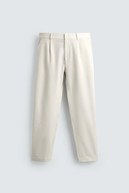 PANTAL?N STRAIGHT FIT CONFORT / Blanco roto - Zara фото 7