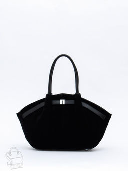 Сумка женская кожаная 2346YF black Polina&Eiterou  в Новосибирске