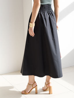 Юбка из легкого хлопкового поплина - Vilatte фото 4