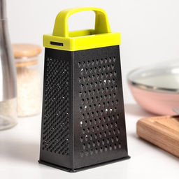 Тёрка четырёхгранная Доляна Тёмная ночь, 17 см, ручка МИКС  фото 4