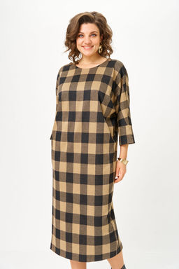 Платье Michel Chic 2196 клетка  фото 4