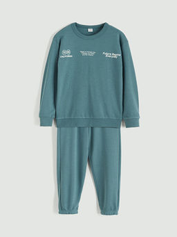 Bask?l? Erkek ?ocuk E?ofman Tak?m