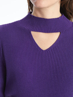 Dik Yaka Kad?n Triko Kazak