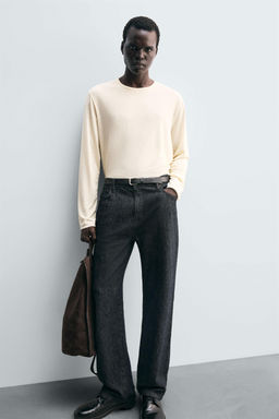 LIGHTWEIGHT LONG SLEEVE T-SHIRT - Zara фото 5