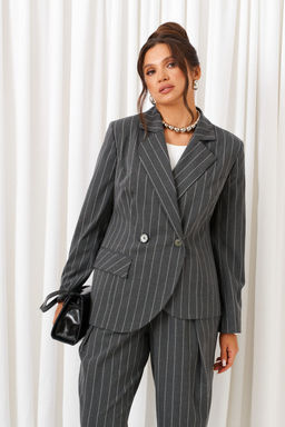 Костюм Beautiful Free 6418 полоска серая