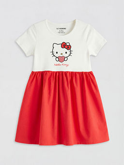 Платье Hello Kitty с принтом для девочек