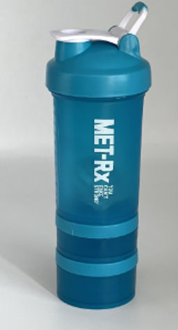 Бутылка/Шейкер MET-Rx SHS-450 синяя, для спортивного питания 450ML/уп50