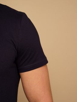 Футболка хлопок 100%,темно-синяя - Binita фото 18