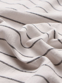Простыня Этель White stripes 160*200*25 см, жатый хлопок, 140 гр/м2, 100% хлопок  фото 9