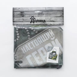 Фартук 100% мужик 65*80см,100% п/э,оксфорд 210г/м2 - Доляна фото 6